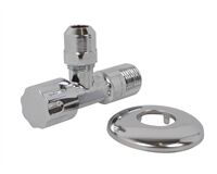 Eckventil mit Längenausgleich, ½" AG (chrom)