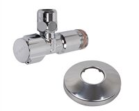 Schell Eckventil mit Schubrosette