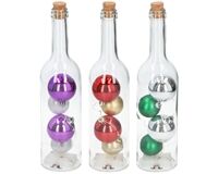 X-Mas Dekoflasche, 5 LED
