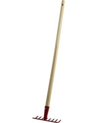 Kinder-Rechen mit Stiel (rot)