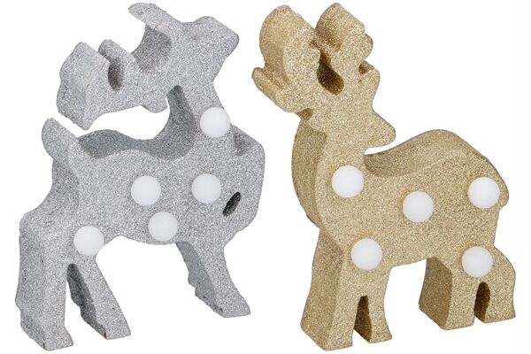  X-Mas Rentier, 5 LED