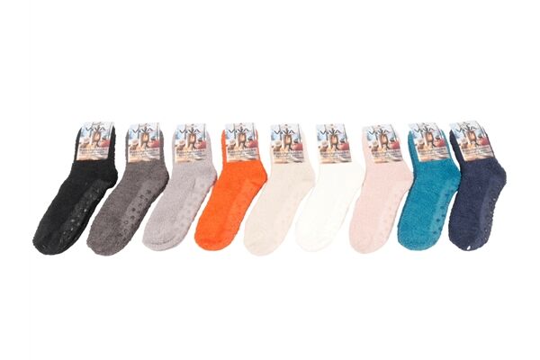  Kuschelsocke mit ABS, verschiedene Farben