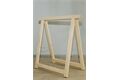  Holzklappbock Kiefer mit Kette Standard 75 cm