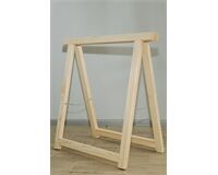 Holzklappbock Kiefer mit Kette Standard 75 cm