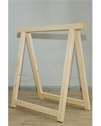 Holzklappbock Kiefer mit Kette Standard 75 cm