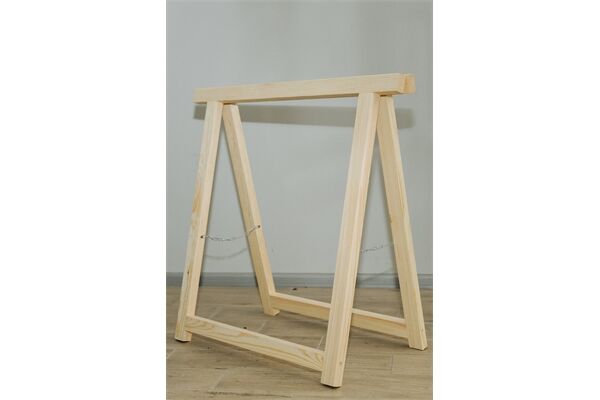  Holzklappbock Kiefer mit Kette Standard 75 cm