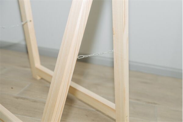  Holzklappbock Kiefer mit Kette Standard 75 cm