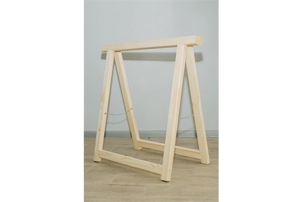  Holzklappbock Kiefer mit Kette Standard 75 cm