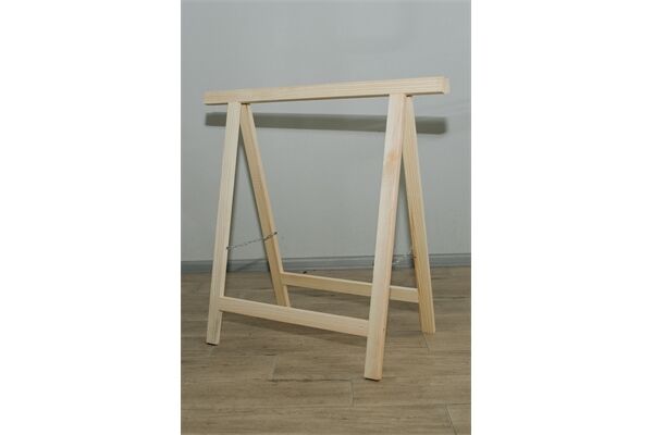  Holzklappbock Kiefer mit Kette Standard 75 cm
