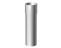 Fallrohr Alu-Natur, 60 x 2000 mm