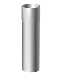Fallrohr Alu-Natur, 60 x 2000 mm