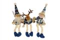  Weihnachtsfigur Plüsch, 25 cm