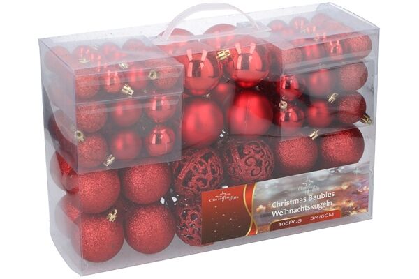  Weihnachtskugeln, 100 St.