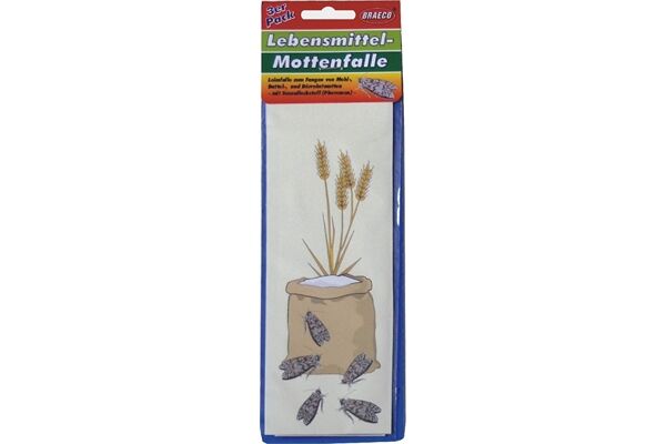 Braeco Lebensmittelmottenfalle-Klebefalle 3er