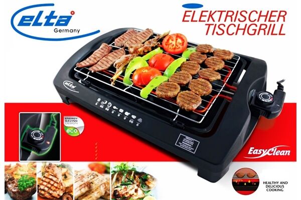 Tischgrill Elektrisch, 2000 W
