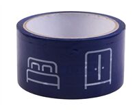 Umzugsklebeband, Schlafzimmer, 50 mm x 40 m (violett)