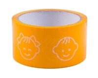 Umzugsklebeband, Kinderzimmer, 50 mm x 40 m (orange)