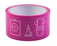 Umzugsklebeband, Dekoration, 50 mm x 40 m (pink)