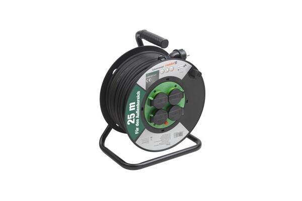  Kabeltrommel, 25 m, H05RR, IP44