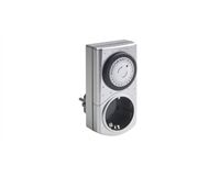 Zeitschaltuhr Tag, 3.500 W, mini, 48 x On/Off (silber)