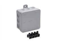 Abzweigkasten Klemmleiste IP54 Aufputz 75x75x40 mm