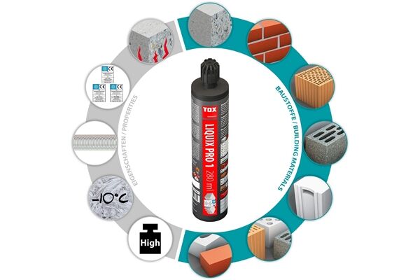 TOX Verbundmörtel Liquix Pro 1, 280 ml
