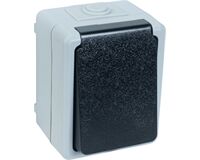 Steckdose Aufputz, IP44, Base