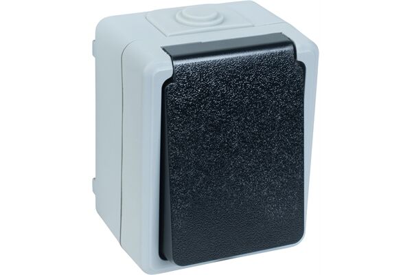  Steckdose Aufputz, IP44, Base