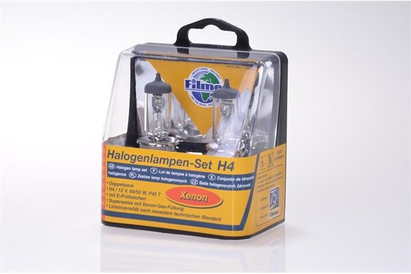 Filmer H4 Halogen Lampen Xenon, 12V/ 60/ 55W, 2 St.