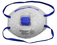Geruchschutzmaske FFP 2, EN 149:2001 (weiß/blau)