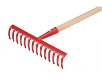 Rechen mit Stiel 1400 x 28 mm (rot)