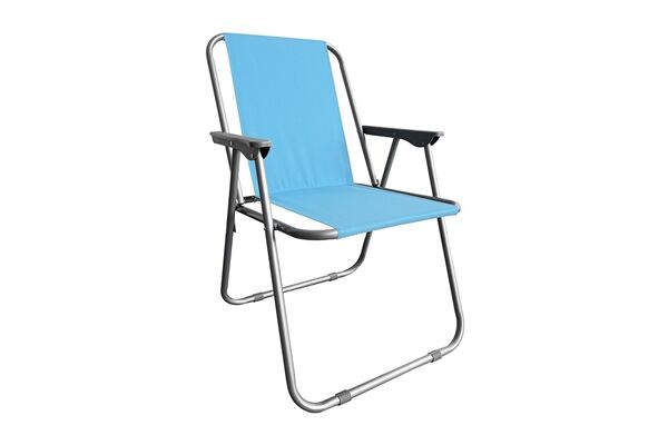  Garten Campingsessel, hellblau, 52 x 44 x75 cm