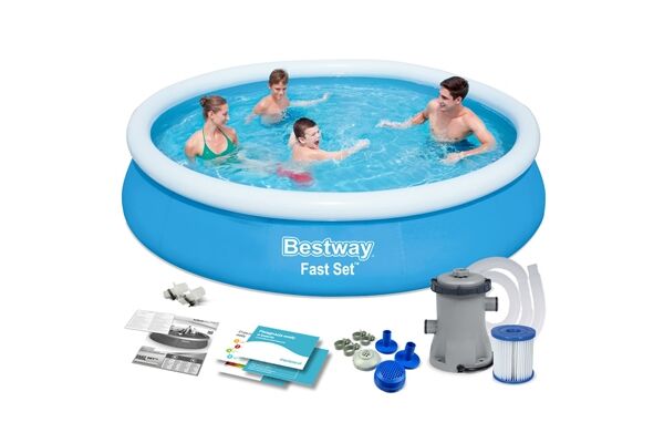  Bestway Pool-Set, Ø 366 x 76 cm, 512 L