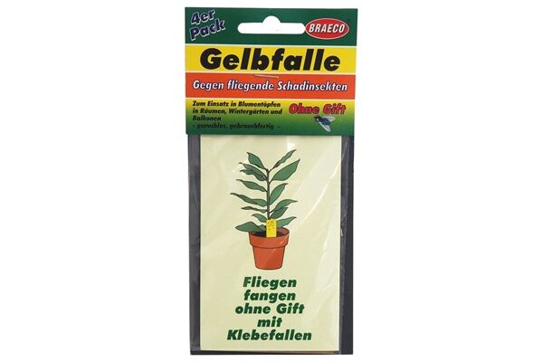 Braeco Gelbfalle 4er zum Stecken