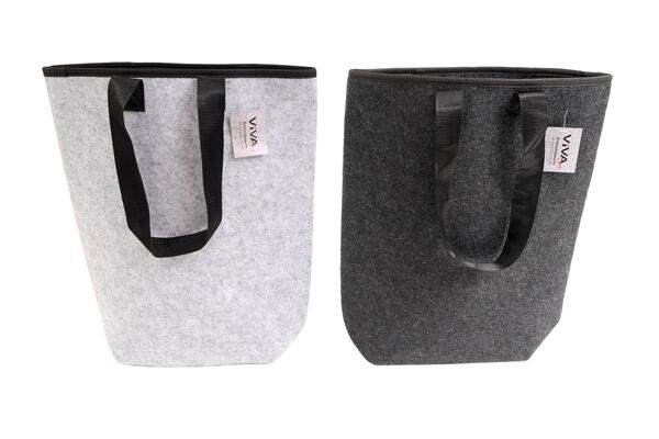  Einkaufstasche aus Filz, 43 x 25 x 12 cm