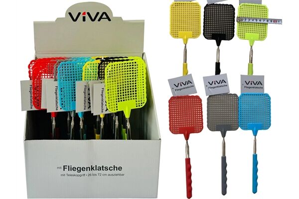  Fliegenklatsche mit Teleskopgriff