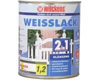 Wilckens Weisslack 2in1 glänzend, 750 ml (weiß)