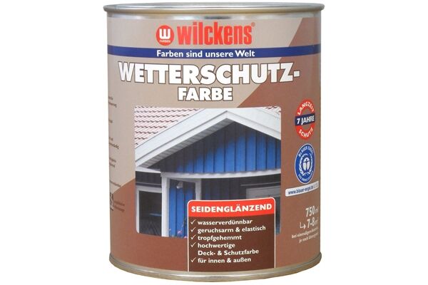 Wilckens Wetterschutzfarbe seidenglänzend, 750ml