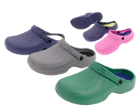 Damen/Herren-Clogs mit Einlage, Gr. 37 - 46