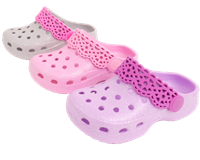 Kinder Clog, Glitzer, Gr. 23 - 28