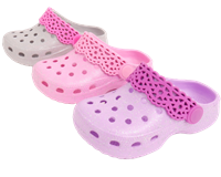 Kinder Clog, Glitzer, Gr. 23 - 28