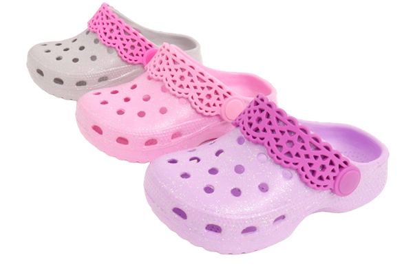 Kinder Clog, Glitzer, Gr. 23 - 28