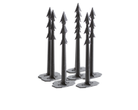 Bodenanker, HARPOON, 50 Stück (schwarz)