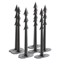 Bodenanker, HARPOON, 50 Stück (schwarz)