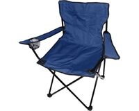 Anglersessel mit Getränkehalter (blau)