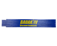 BAUAKTIV Zollstock, 2 m