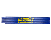 BAUAKTIV Zollstock, 2 m