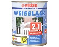 Wilckens Weisslack 2in1 seidenmatt, 750 ml (weiß)