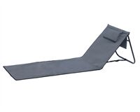 Strandliege/Strandmatte, faltbar, inkl. Tasche (anthrazit)