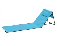 Strandliege/Strandmatte, faltbar, inkl. Tasche (hellblau)